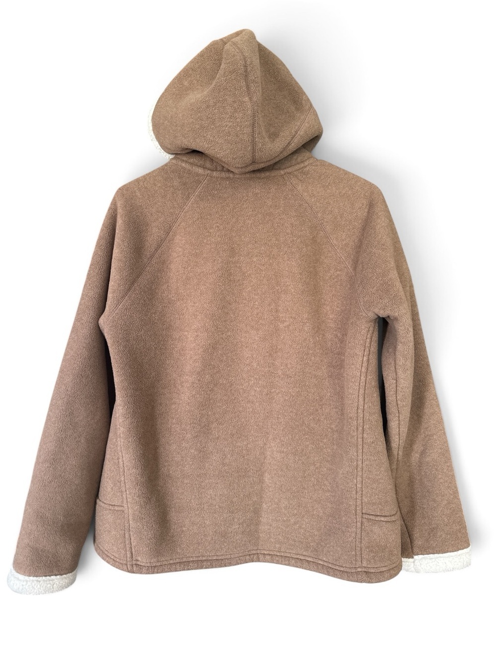 Telluride Clothing Co Women’s Medium Hooded Zip Jacket with Cream Sherpa Lining - Picture 3 of 7